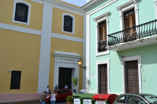 Buildings in Old San Juan, Puerto Rico.