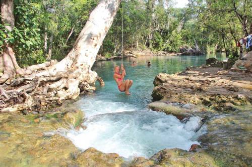 oceaniatropics: the blue pools natural spa, cardwell, queensland, australia