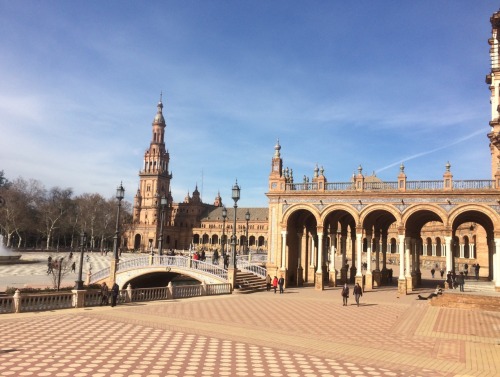 Plaza de España, Sevilla, 2016.