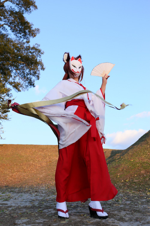 Cute Cosplay GIrl Higurashi Rin (Kitsune-Chan 3) 1-1