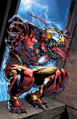 brianmichaelbendis:     Venomized Iron Man