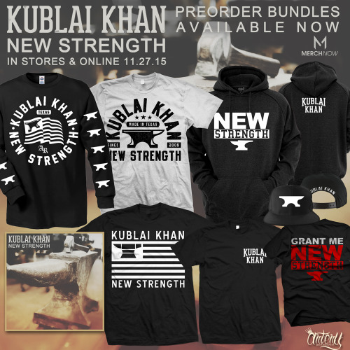Who’s ready for ‘New Strength’ from @KublaiKhanTX!!?Check out the brutal new single “Life For A Li