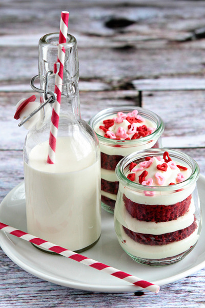 confectionerybliss:Red Velvet Cupcakes In A Jar • My Baking Addiction