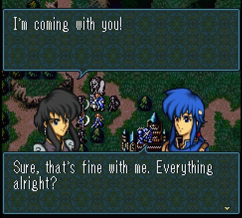 I Love How Seliph Is Trying To Protect All The Girls, But When It Comes To Larcei, Hes Like She Can Handle