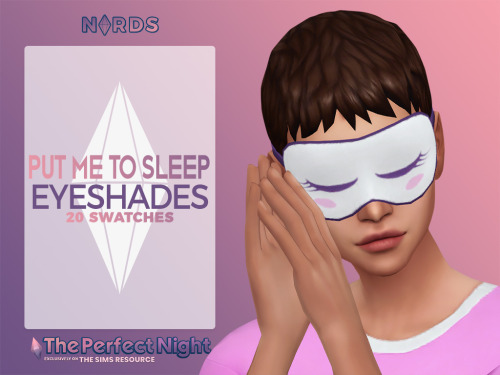 nords-sims: Put Me to Sleep Eyeshades :Guys, it’s me again!! Here’s my favorite CC I made for The Si