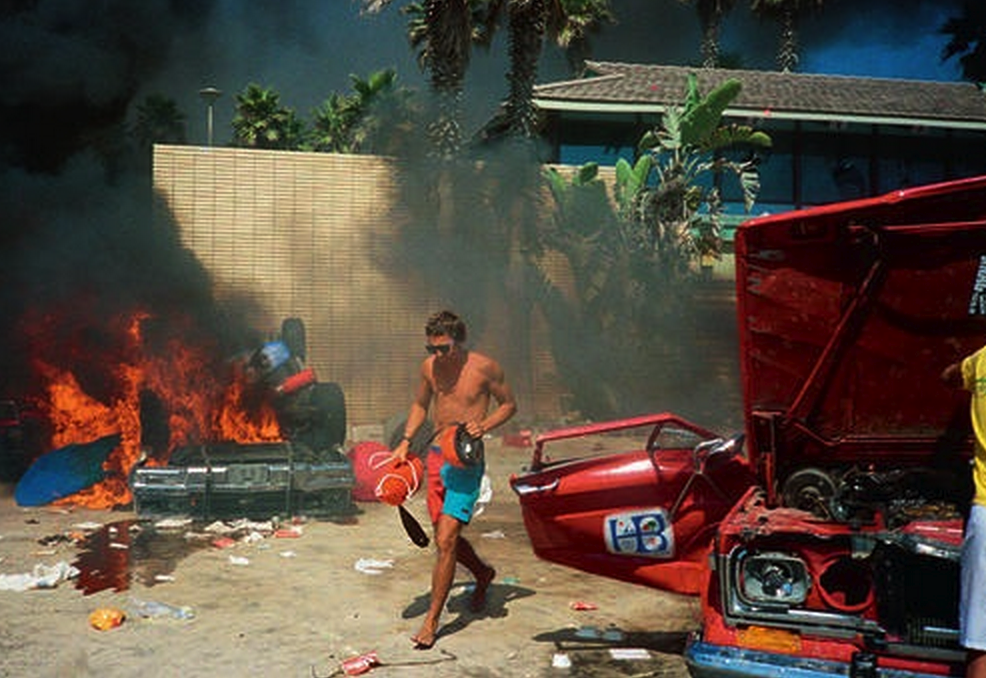 gjm1990:  Fucking Awesome - Surf Riot - Huntington Beach 1986