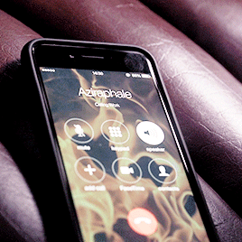 Crowley & Aziraphale + Calling Each Other On The Phone
