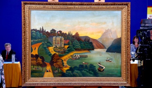 Folk Art Oil Painting, ca. 1880, Antiques Roadshow