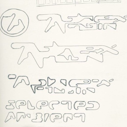 vort-tex:Aphex Twin Logo design by Paul Nicholson