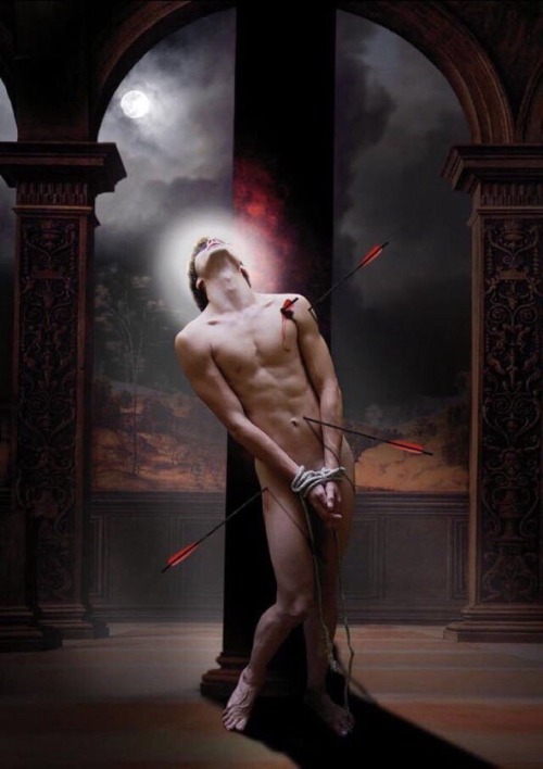 21primitive:  Saint Sebastian