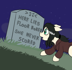 scraggly-guy:Something I did for the neet pony thread. Actually very pleased with how this came out, particularly the grass. Poor floorb. Her life truly is suffering