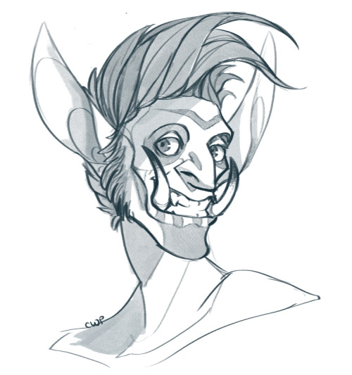 troll-bridge:Just wanted to show off this sweet sketch of Joratox I won from @clockworkpriest‘s twit