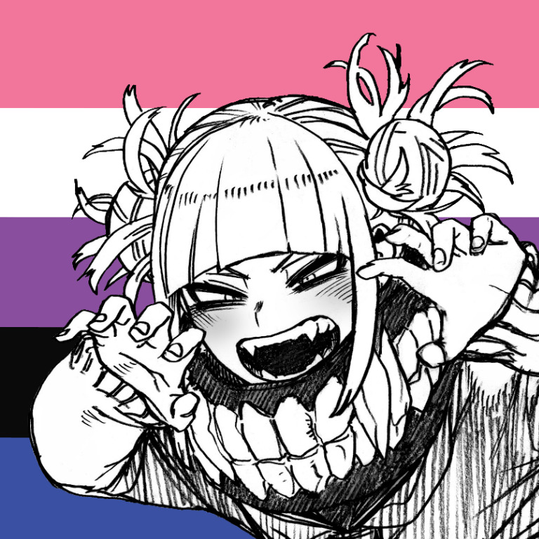 toga is bi and genderfluid ️ on Tumblr