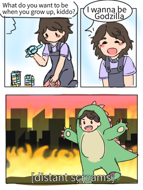 supreme-leader-stoat:fuzzydeergirlart:Godzilla is my favorite unofficial disney princess@kansascity-