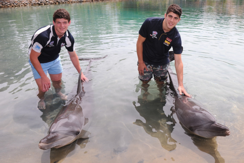 roscoe66:  Angus Brayshaw and Christian Petracca ahead of the AFL Draft