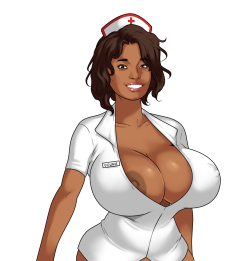 jay-marvel:  UrbanXLife - Nurse Dounie  More character art for the interactive game UrbanXLife remake. I’ll be posting a few more characters next weeks. Find out more about it here nergalsnest.blogspot.co.uk/.  