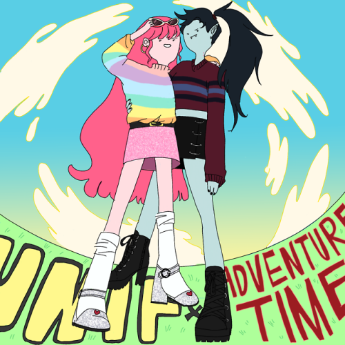 lil fan art i did of peebs and marcy for @unif 