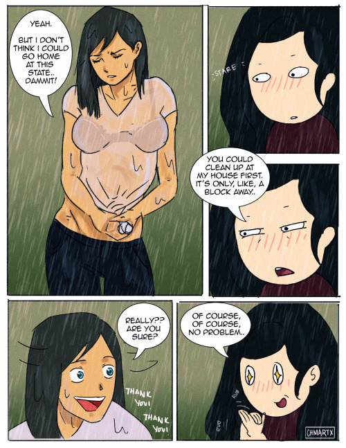 chmartx:  Rain AU! can you feel me rushing? :D 