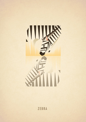 Animal A-Z Made by Marcus Reed, graphic designer from London, UK.
