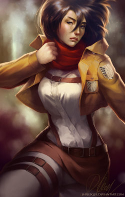 fantasy-scifi:  Shingeki no Kyojin: Mikasa