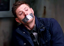 jaredandjensen: Dean + Tied Up