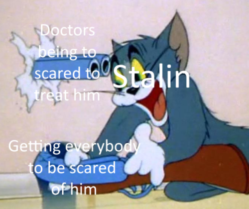 fakehistory:Joseph Stalin dies (March 5, 1953, colorised)