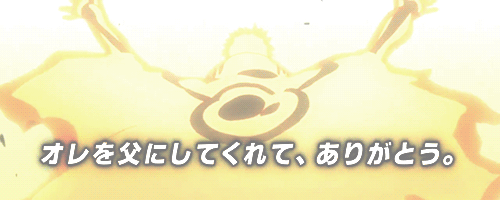 : because if naruto would lose an arm for his friend, what would he sacrifice for his family…?