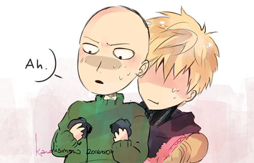 kandismon:  that one time genos caught saitama off guard ✨