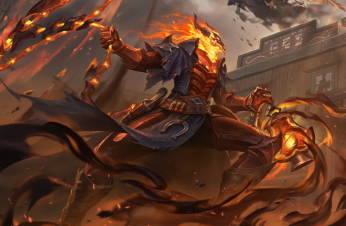 High Noon Thresh, Ashe & Irelia - Wild Rift Promo Art