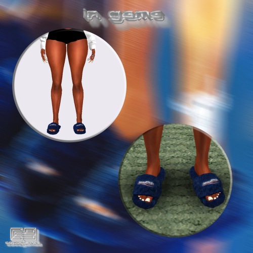 cocoelleansims:Balenciaga Fur Slides Sims VersionBlender Version (Evee+Cycles)Original Foot Mes