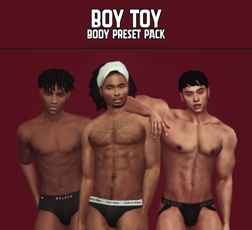 boy toy body preset pack by hi-land3 male presets | teen-elderdownload & more info on my patreon