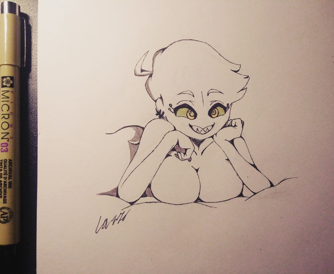 dabbledoodles: darkirisu:  @dabbledoodles  Sugar quick sketch  Yo, this is super