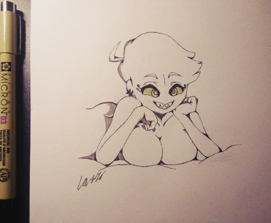 dabbledoodles: darkirisu:  @dabbledoodles  Sugar quick sketch  Yo, this is super cute, thank you so much! 