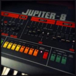 synthesizerpics:  Synthesizer Videos - Vintage Synthesizer And Contemporary Synths At Work #SynthPorn #Jupiter8 #Roland #Synthesizer #Analog @ The Vintage Synthesizer Museum in Emeryville, CA by jordache_jeans http://ift.tt/1yW9TRO