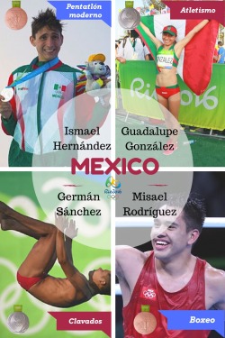 deportemex:  México en Río 2016 ¡Muchas felicidades! 