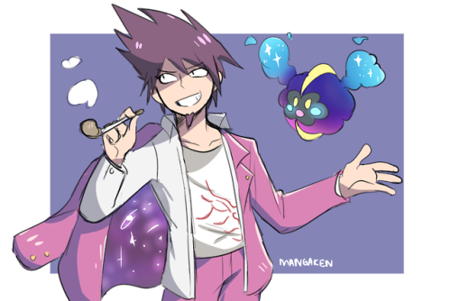 mangaken - ndrv3 x pokemon doodles