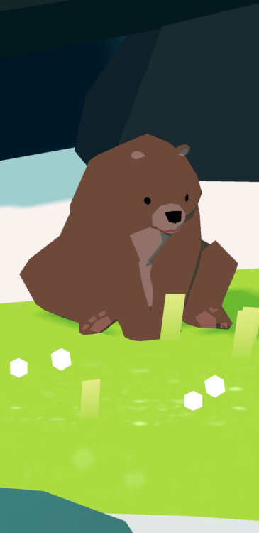 lowpolyanimals:Bear from Forest Island