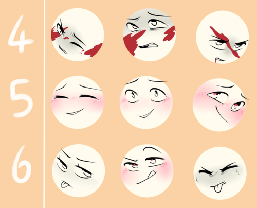 crispych0colate:i made some expression memes for yall!These were actually REALLY fun to do ahhh. Fee