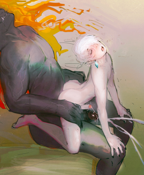 touch-my-skywardsword:  Demise x Ghirahim  -  by : musee  