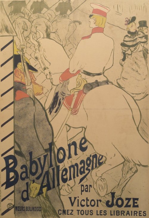 Babylone d'Allemagne (Poster), Henri de Toulouse-Lautrec, 1894, Brooklyn Museum: European ArtSize: 5