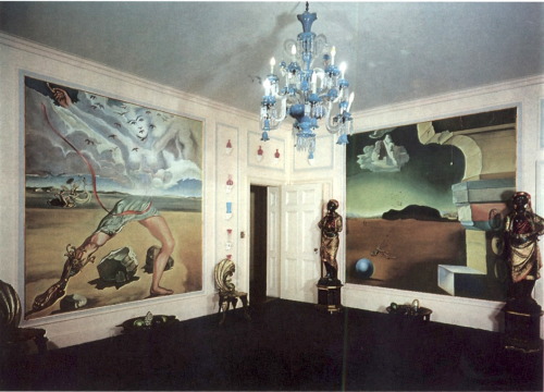 Salvador Dali&rsquo;s painted panels for Helena Rubinstein&rsquo;s New York apartment, 1940s