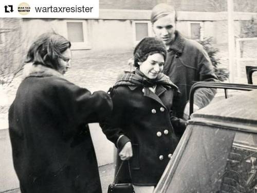 #Repost @wartaxresister (@get_repost)・・・50 Yrs Ago: She was passionately #antiwar + never expected h