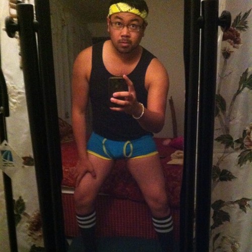 chesterlepanda:  Haha @johnasmyers ready to teach me some #broga #me #gpoy #underwear #andrewchristian #gay #instagay #gay #undies 