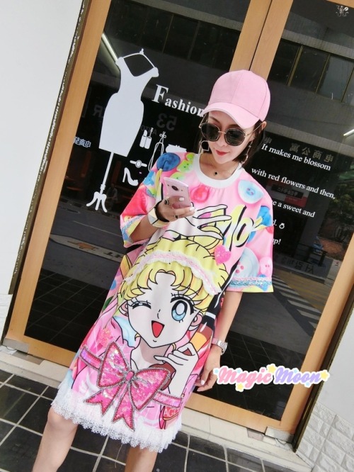 ★ Cute Usagi Sequin Long Shirt ★Visit: magicmoon.storenvy.com