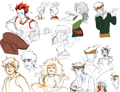 splickedylit:aei-sb:More “Magostuck“/ Ancestors Humanstuck-Music-Au.Finally with some drawings of Su