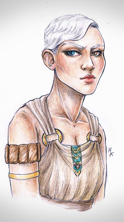 Umma - OC belong to Nanawatzin :)  Tattoo and clothes inspired by Pandora from God of War :D