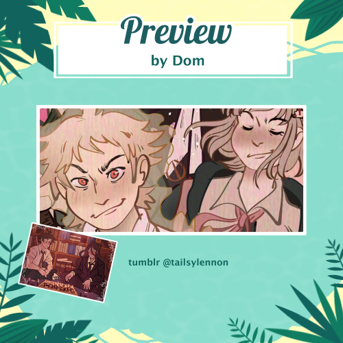 Our next preview is by @tailsylennon, who drew a postcard as well! Please support them if you like t