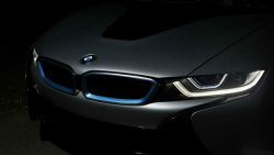 popmech:  When the production BMW i8 hits the streets this fall, it will be the first car in the world to offer laser headlight technology. Whether these state-of-the-art lights actually make it to American roads remains to be seen, but at least Europeans