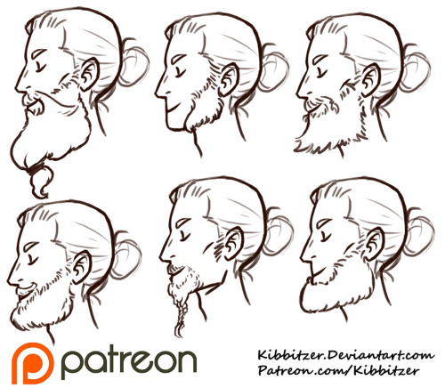 Beards reference sheet by *Kibbitzer Long live the beeeeeard! I really wanted to draw this one!