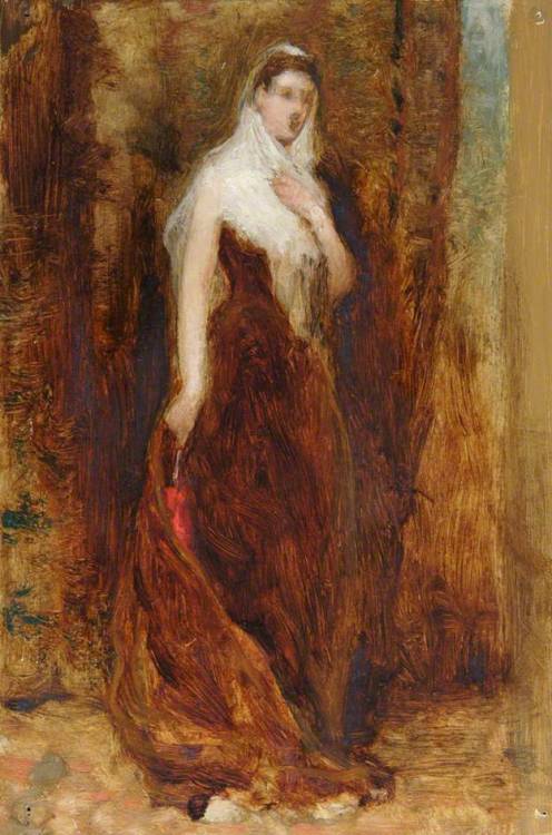 Standing woman by George Elgar Hicks (1824 – 1914)